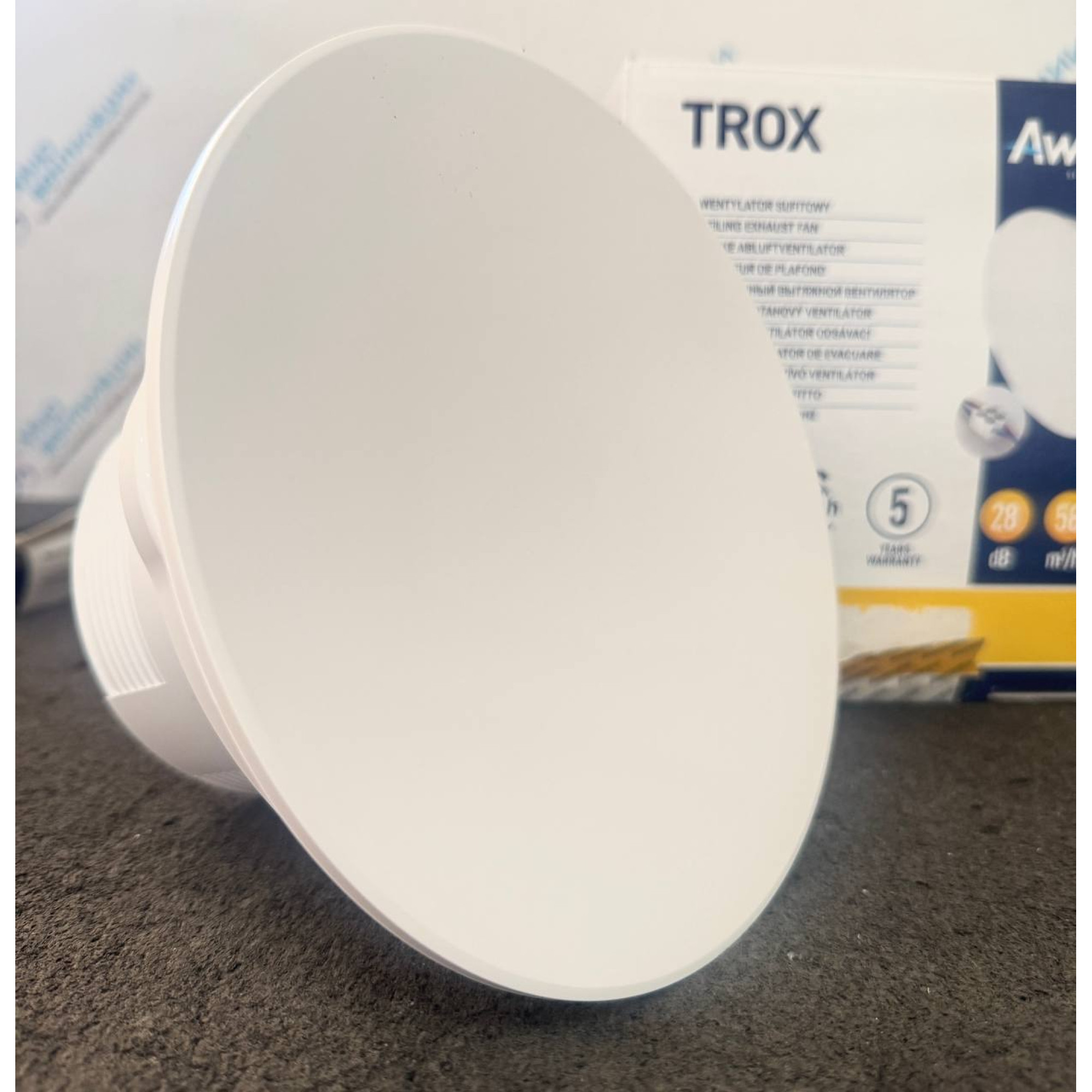 Стельовий вентилятор Awenta Trox 125