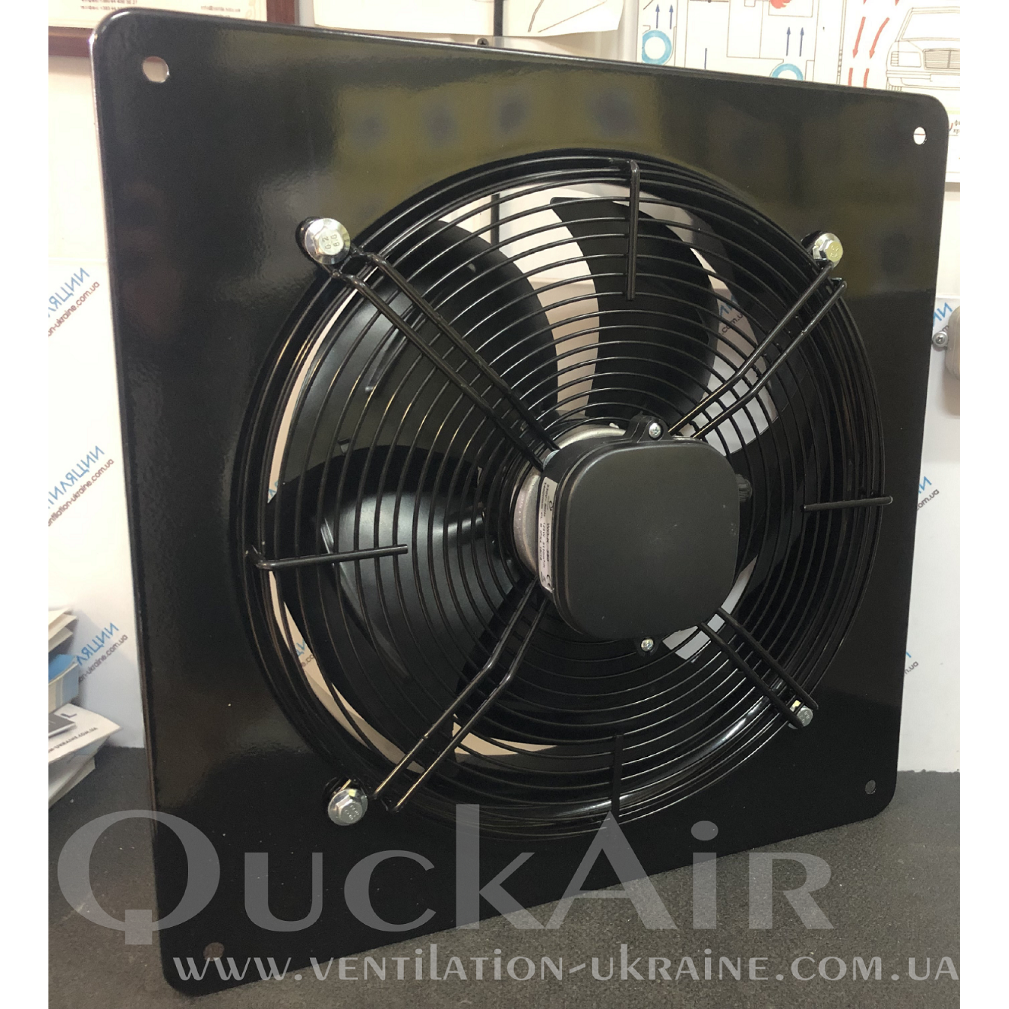 QuickAir WOK 400 — осьовий промисловий вентилятор