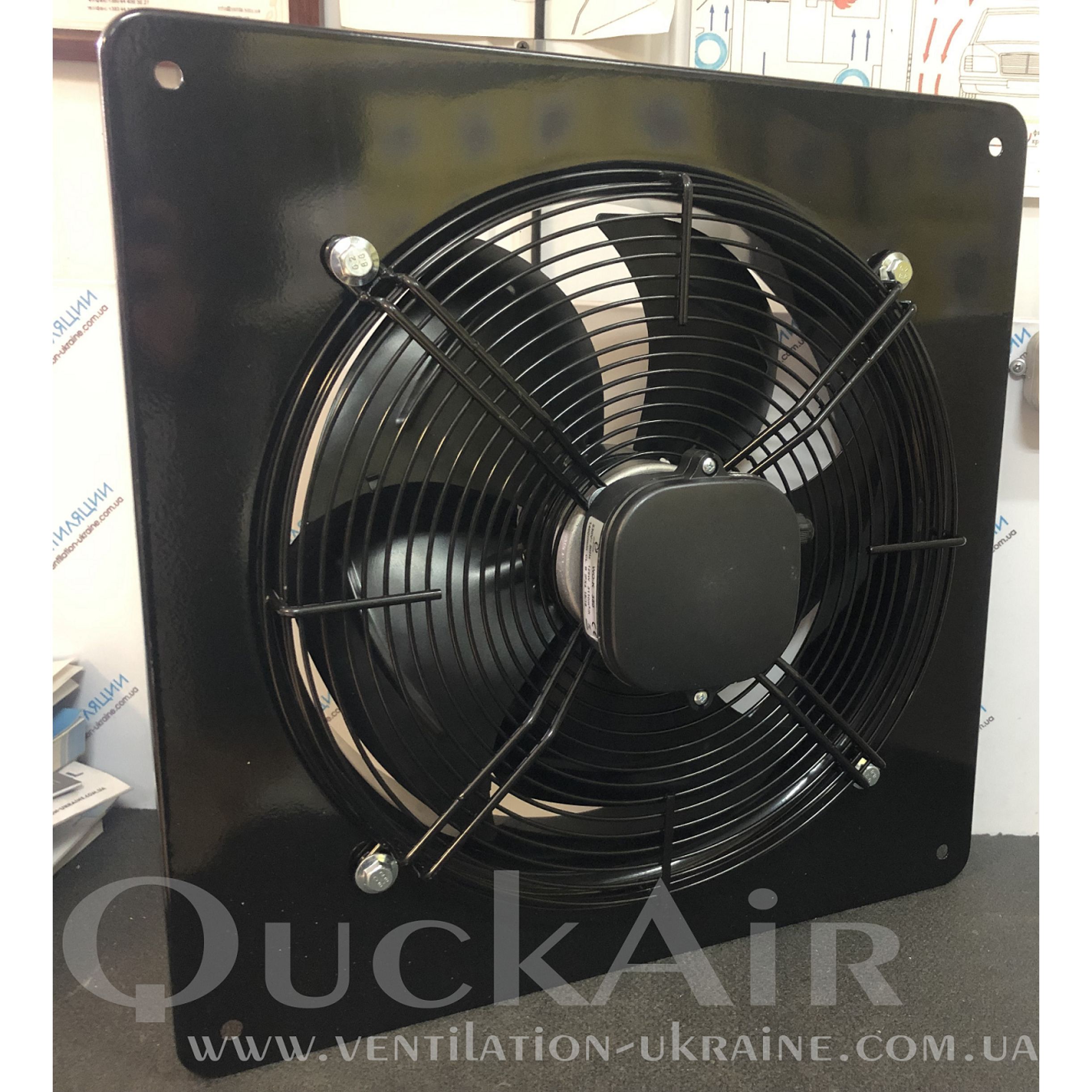 QuickAir WOK 350 — осьовий промисловий вентилятор